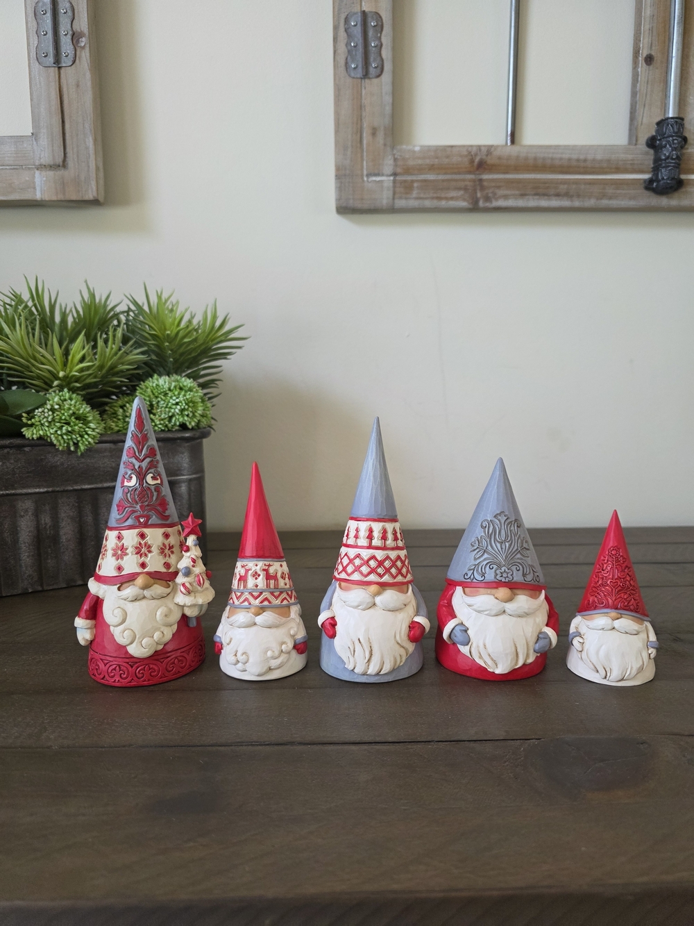 Jim Shore Nordic Noel Gnome Set Of 5 Heartwood Creek Christmas Decor